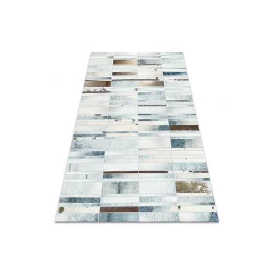 Matto patchwork 21717 beige - lehmännahka 120x170 cm
