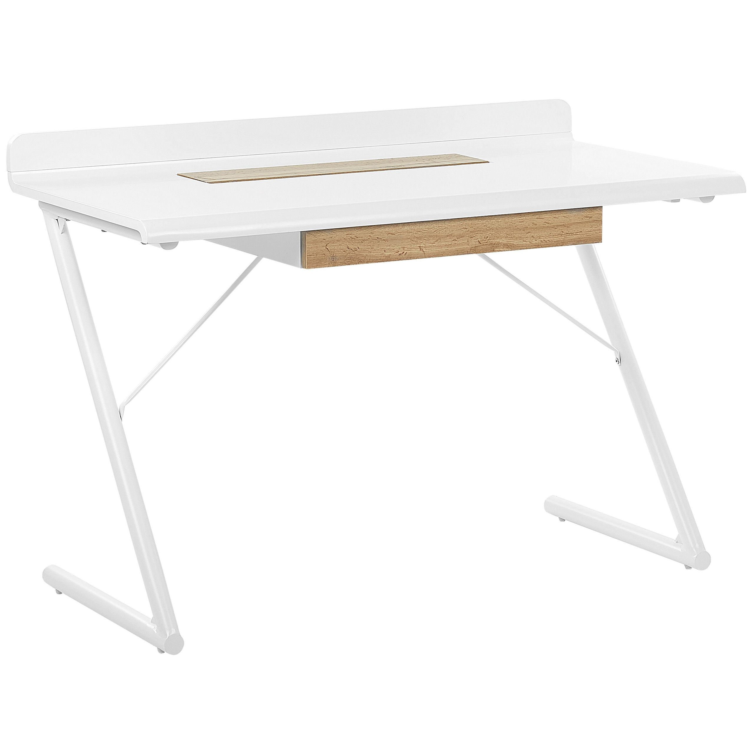 Työpöytä FOCUS 120 cm 60 cm laatikoilla Valkoinen