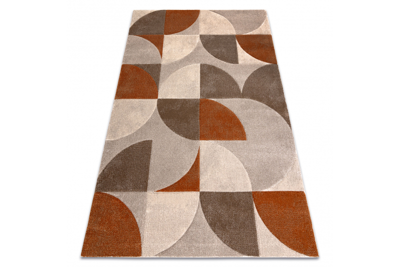 ARCANA 2232 matto beige / oranssi, geometrinen, moderni 120x170 cm