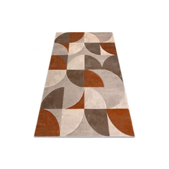 ARCANA 2232 matto beige / oranssi, geometrinen, moderni 120x170 cm