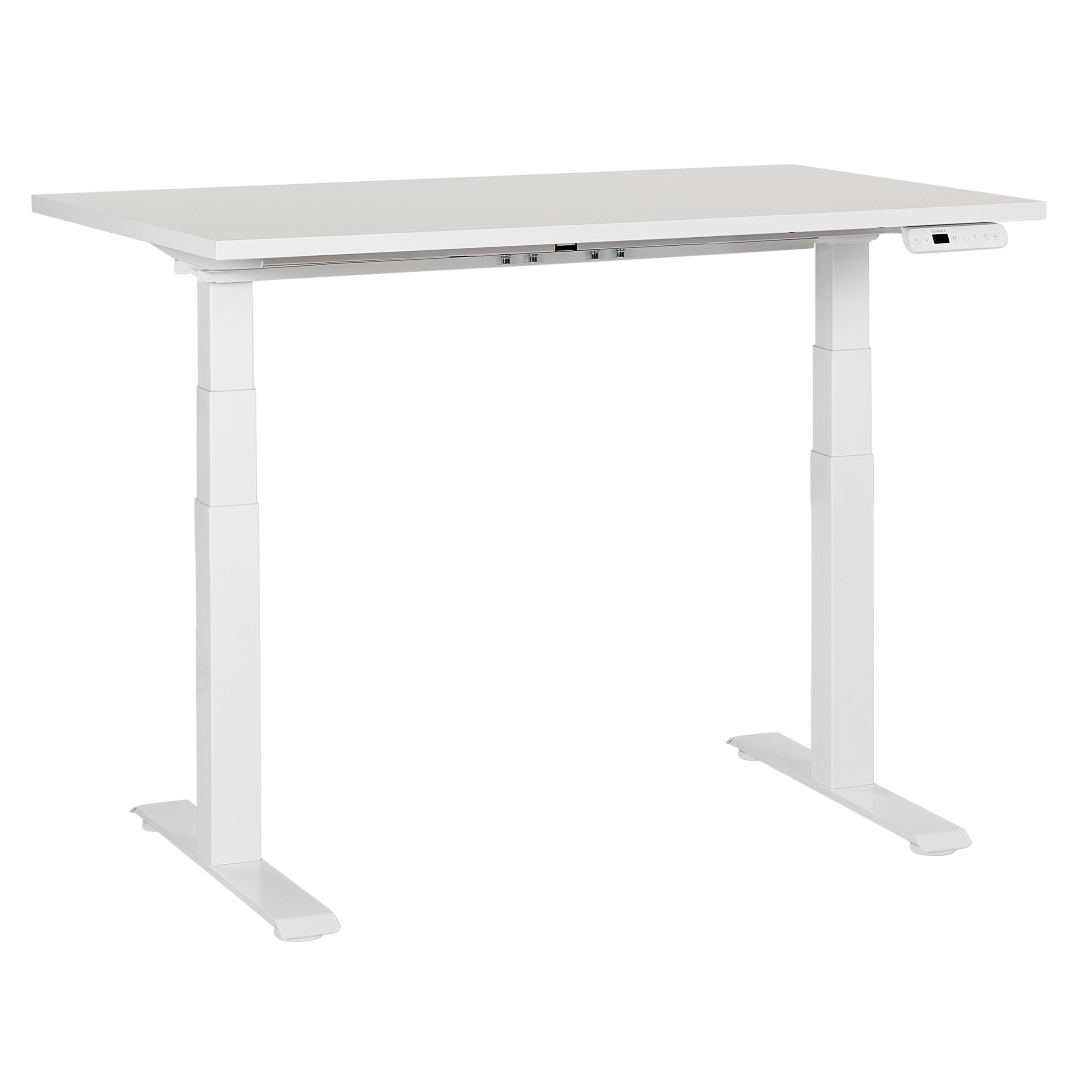 Sähkösäädettävä työpöytä DESTINES Valkoinen 120 cm 72 cm