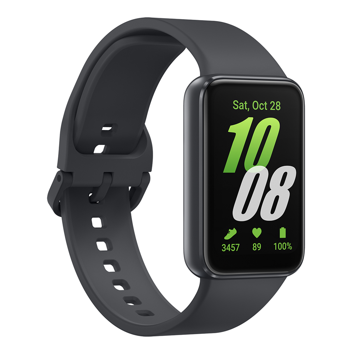 Galaxy Fit3 IP68 5ATM Älykello Silikonirannekkeella