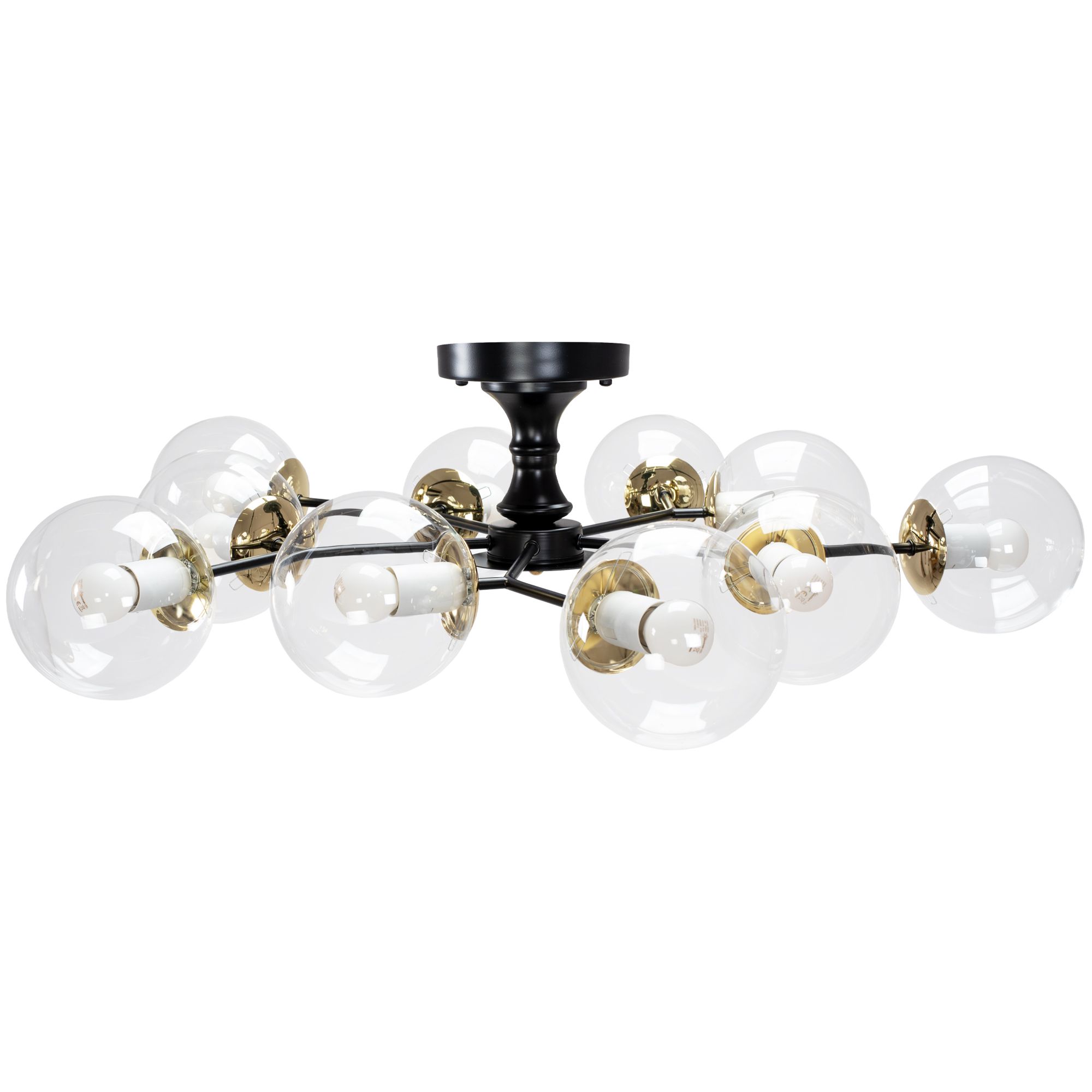 TOOLIGHT riippuvalaisin APP1136-10C musta kulta, 30X78X30CM