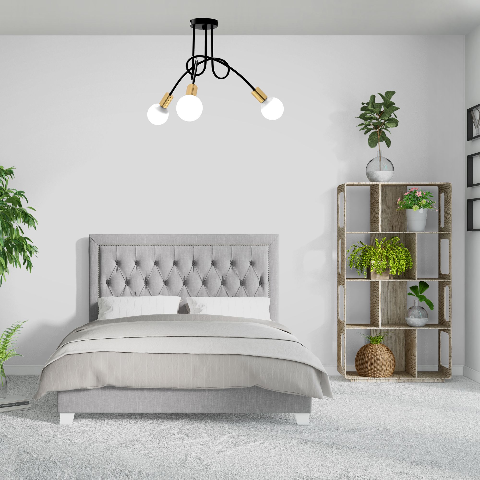 TOOLIGHT kattovalaisin APP517-3C PARADISE mustakulta, 60x60x40cm