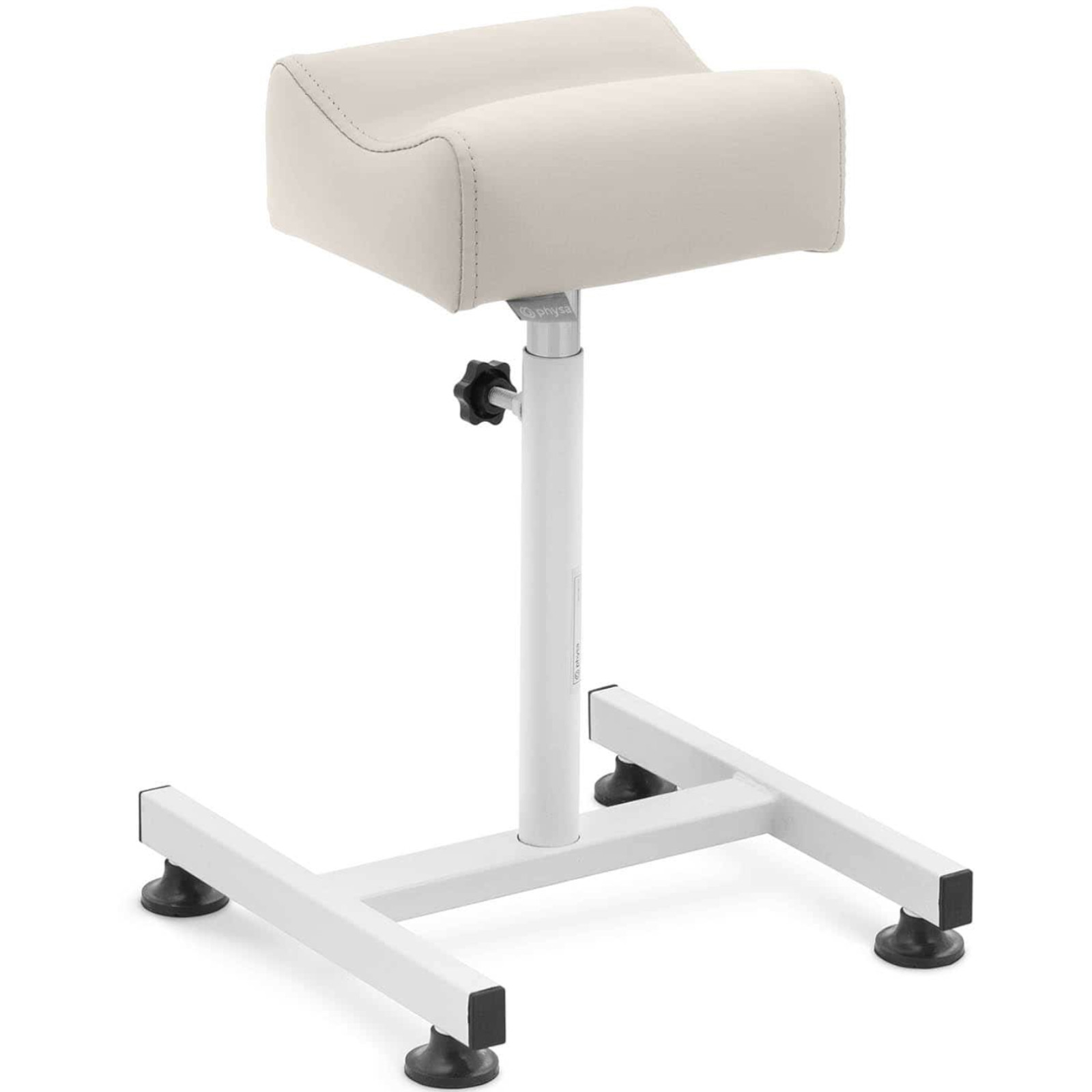 Kosmeettinen jalkarahi pedikyyriin 24x22cm korkeus 47-67cm - kermanvärinen