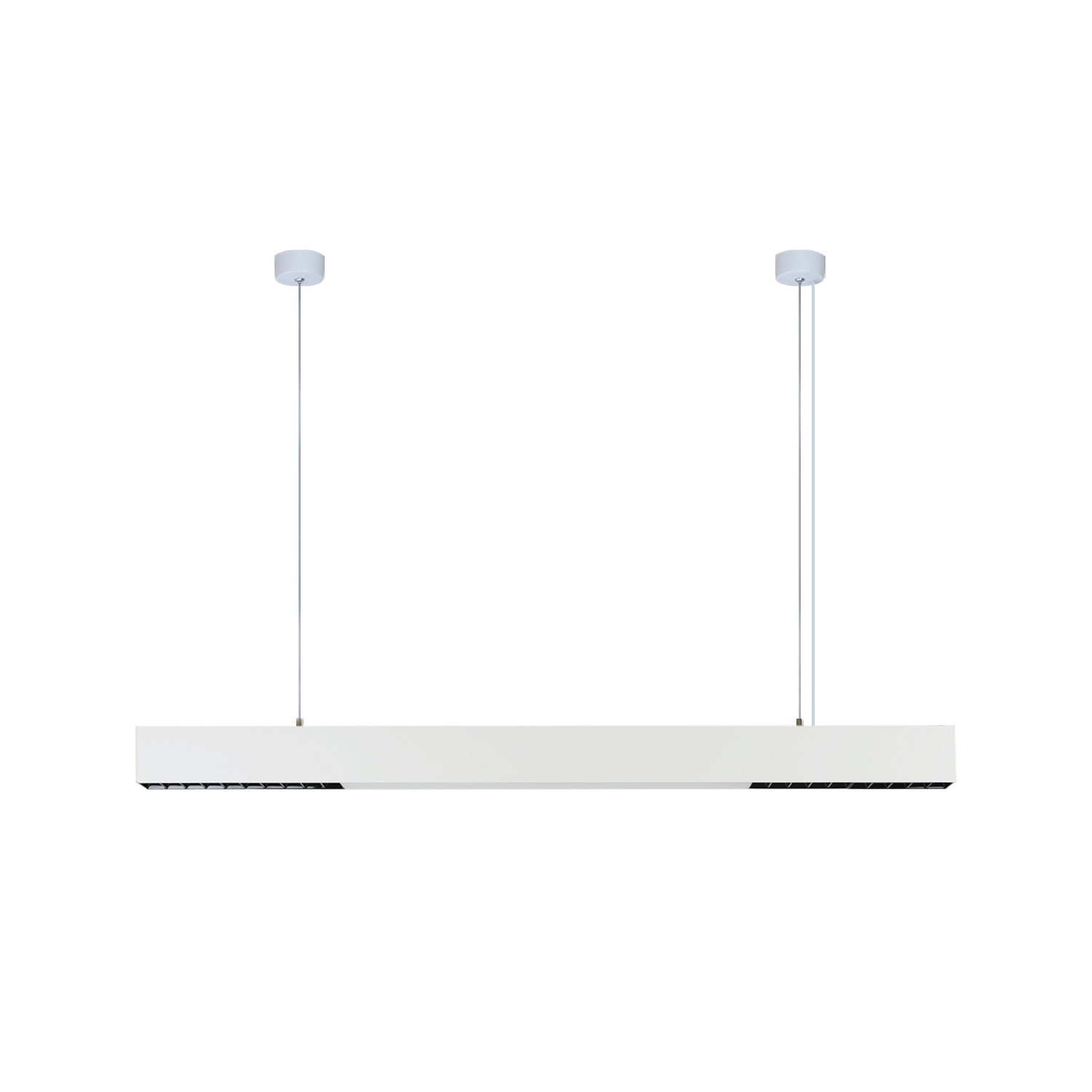 NETTLIFE LED-riippuvalaisin 32 W valkoinen, halkaisija 107 cm, moderni alumiini, himmennettävä, korkeussäädettävä