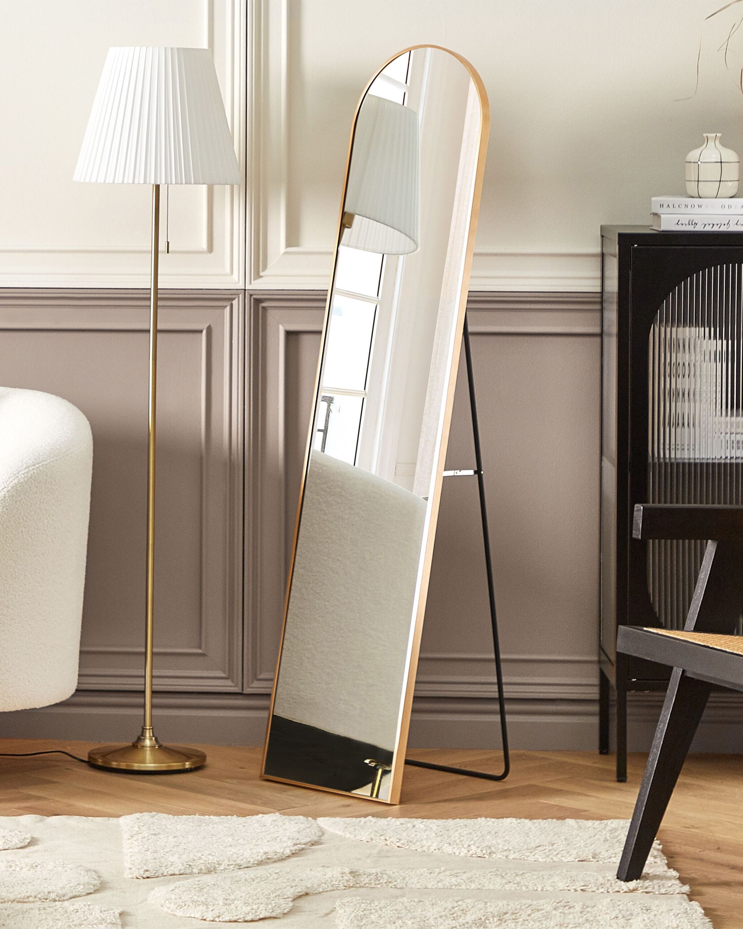 Lattiapeili BAGNOLET 150 cm Metalli Kulta
