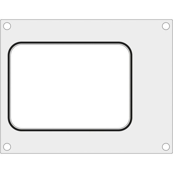 Hendi-sulkemiskoneen matriisimuotoilu tarjottimelle ilman jakoa 187x137 mm – Hendi 805664
