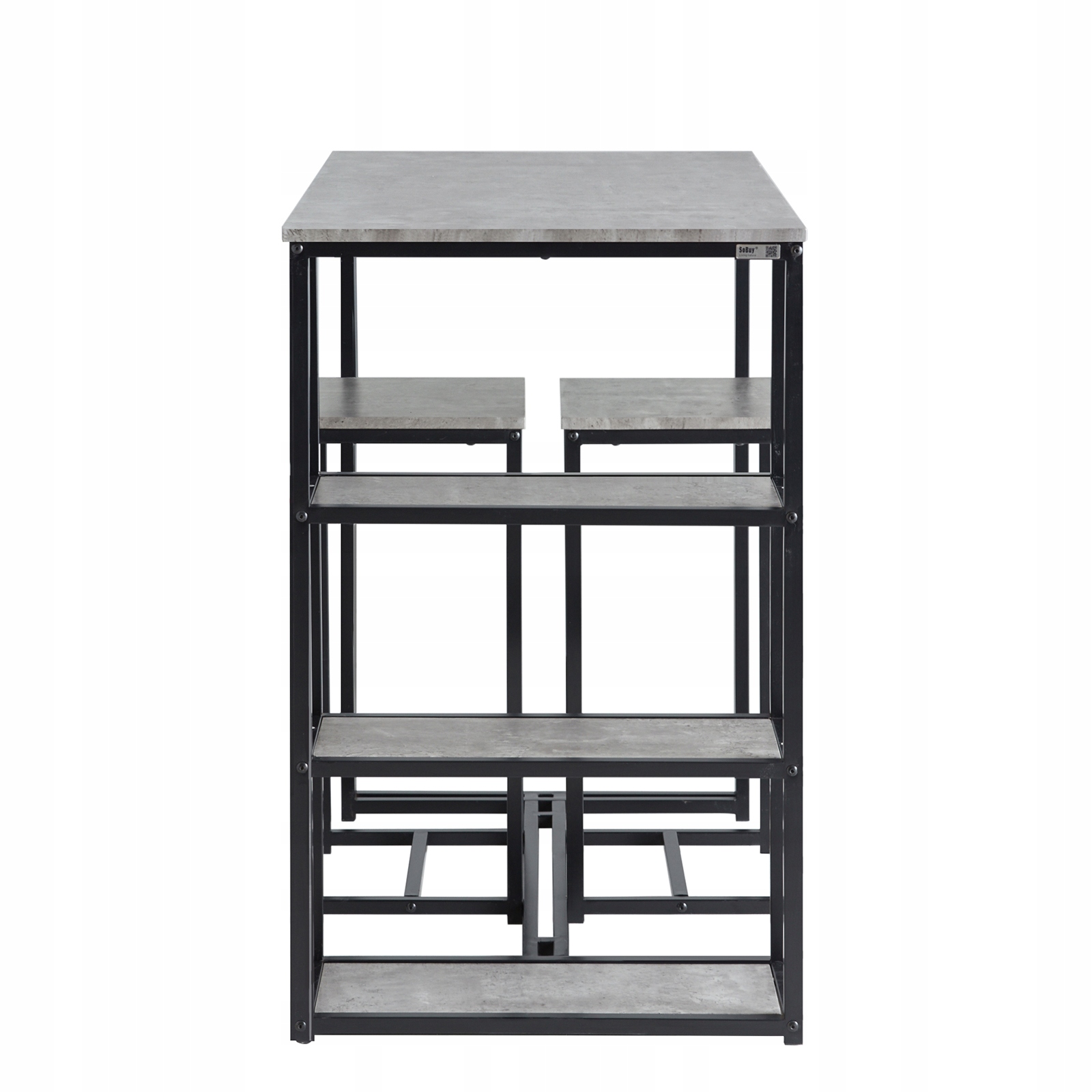 SoBuy Baaripöytä ja 2 Baarijakkaraa Ruokailuryhmä kahdelle hengelle OGT43-HG