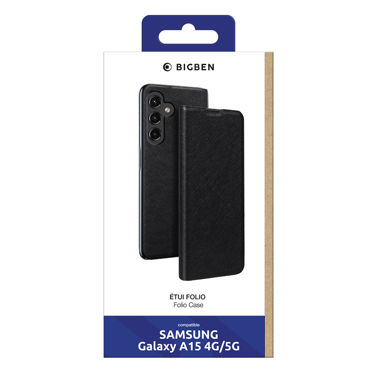 Kotelo Folio Samsung Galaxy A15 4G/5G Korttipaikat Tuki