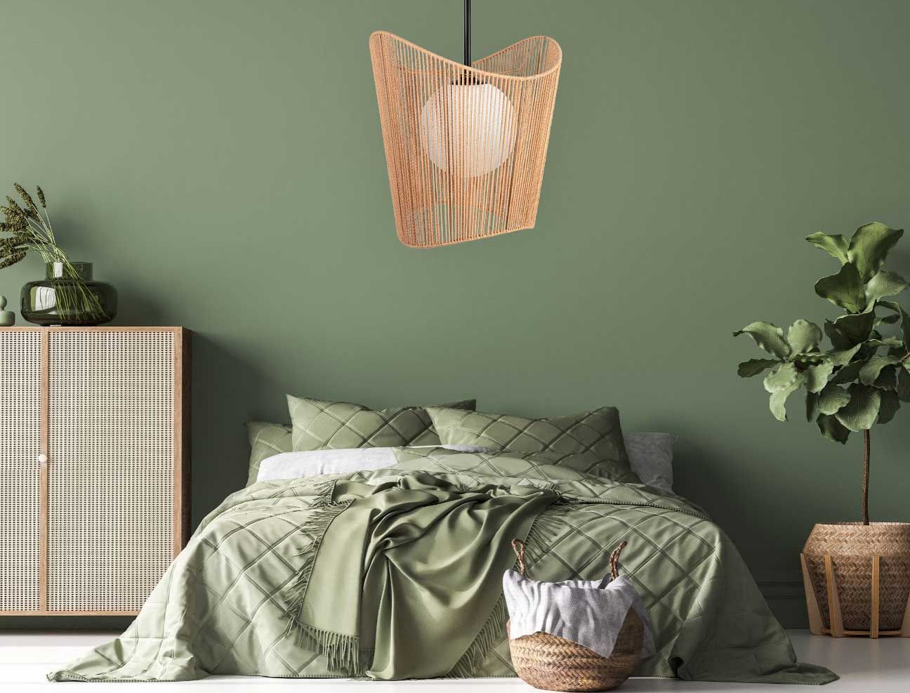 TOOLIGHT riippuva kattovalaisin APP1588-1CP BOHO beige, 41,5x39x41,5cm