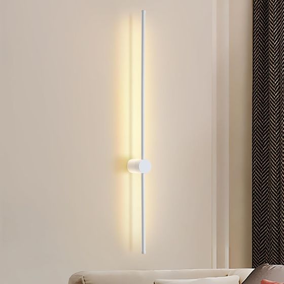 NETTLIFE sisäseinävalaisin LED-seinävalaisin 60CM valkoinen moderni design portaikkovalaisin lämmin valkoinen 3000K pyörivä