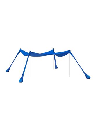 SoBuy Rantateltta kannettava aurinkovarjo hiekka-ankkurilla OZT02-DB