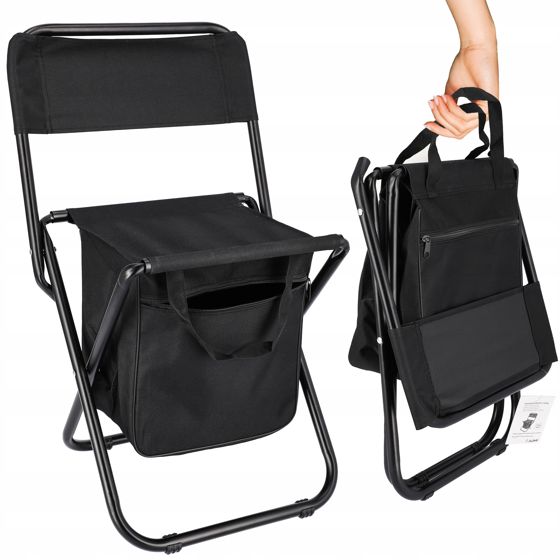 KALASTUSTUOLI, TAITETTAVA, LAUKKU, selkänojalla