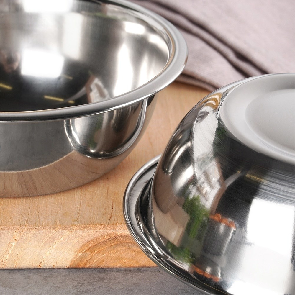 Teräskulhot 250 ml 4 kpl.