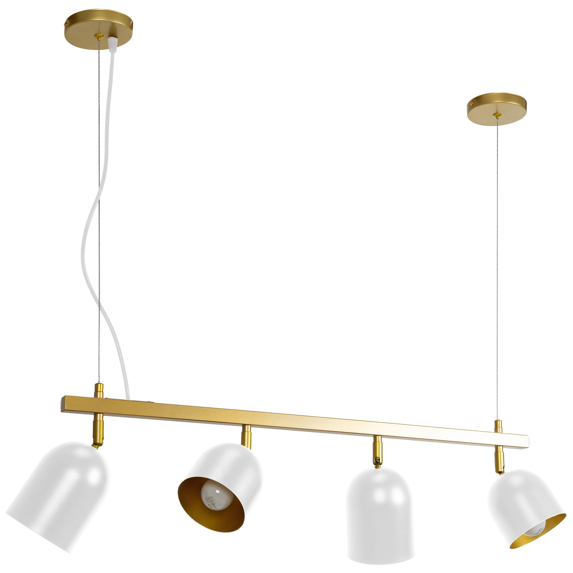 TOOLIGHT riippuva kattovalaisin APP1030-4CP valkoinen, 74x10x20cm