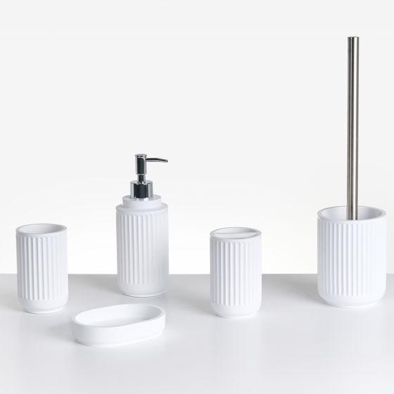 Kylpyhuonesetti 5 osaa HUARMEY Valkoinen