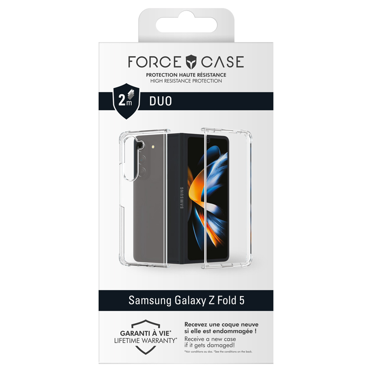 Kaksi Vahvistettu Kuori Samsung Galaxy Z Fold 5 DUO