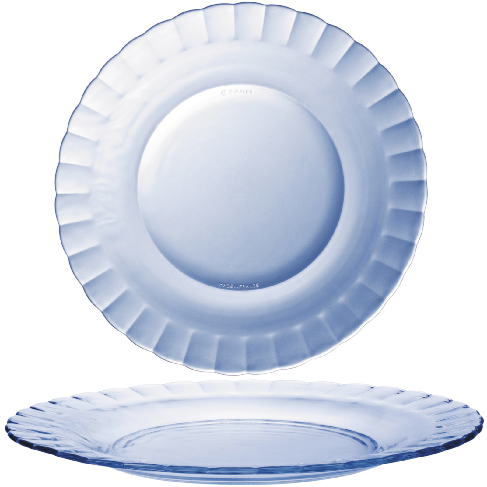 Duralex PICARDIE MARINE sininen lautanen 230 x 20 mm - 6 kpl:n sarja