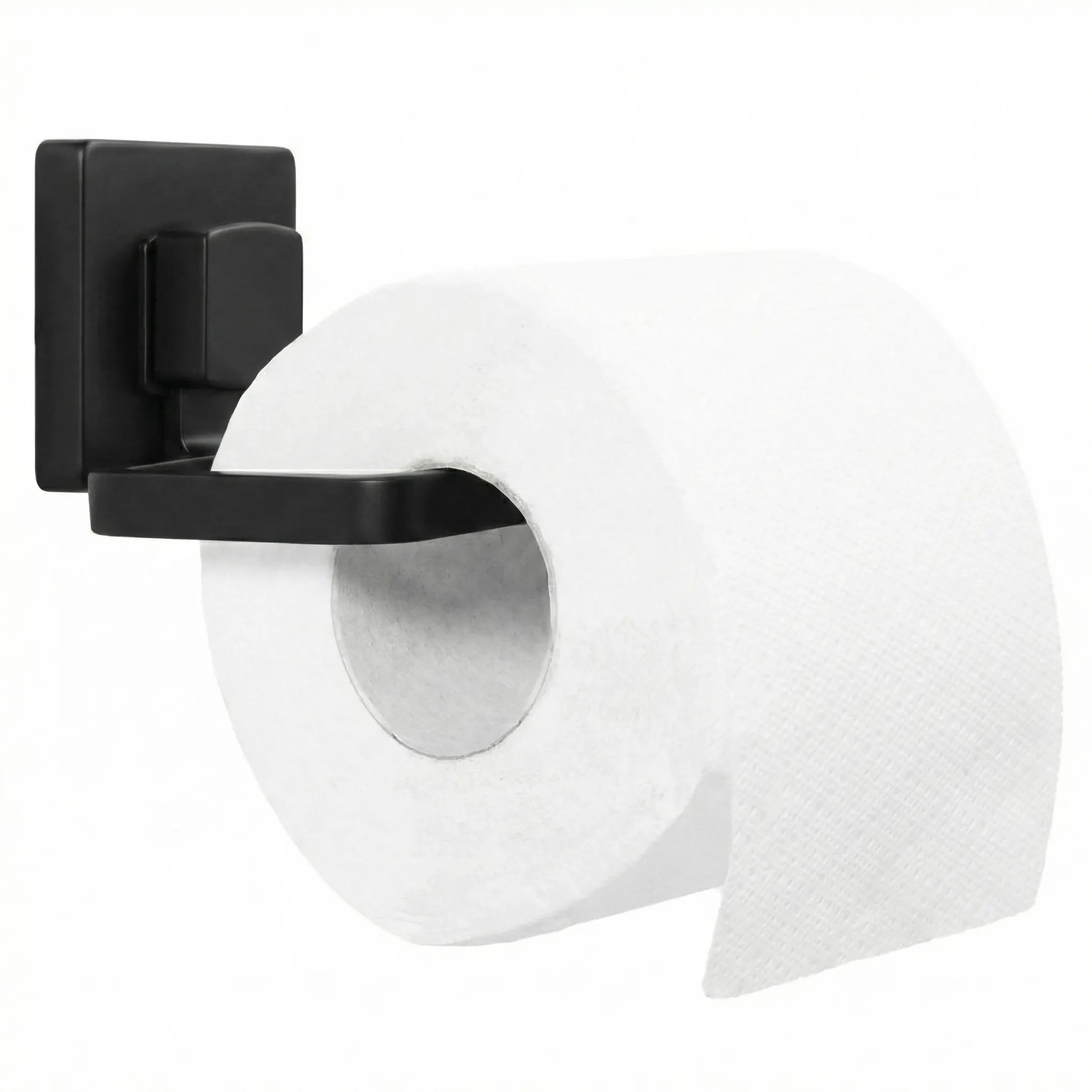 REA WC-paperitelineen pidike 381698 musta, 10X7X13CM