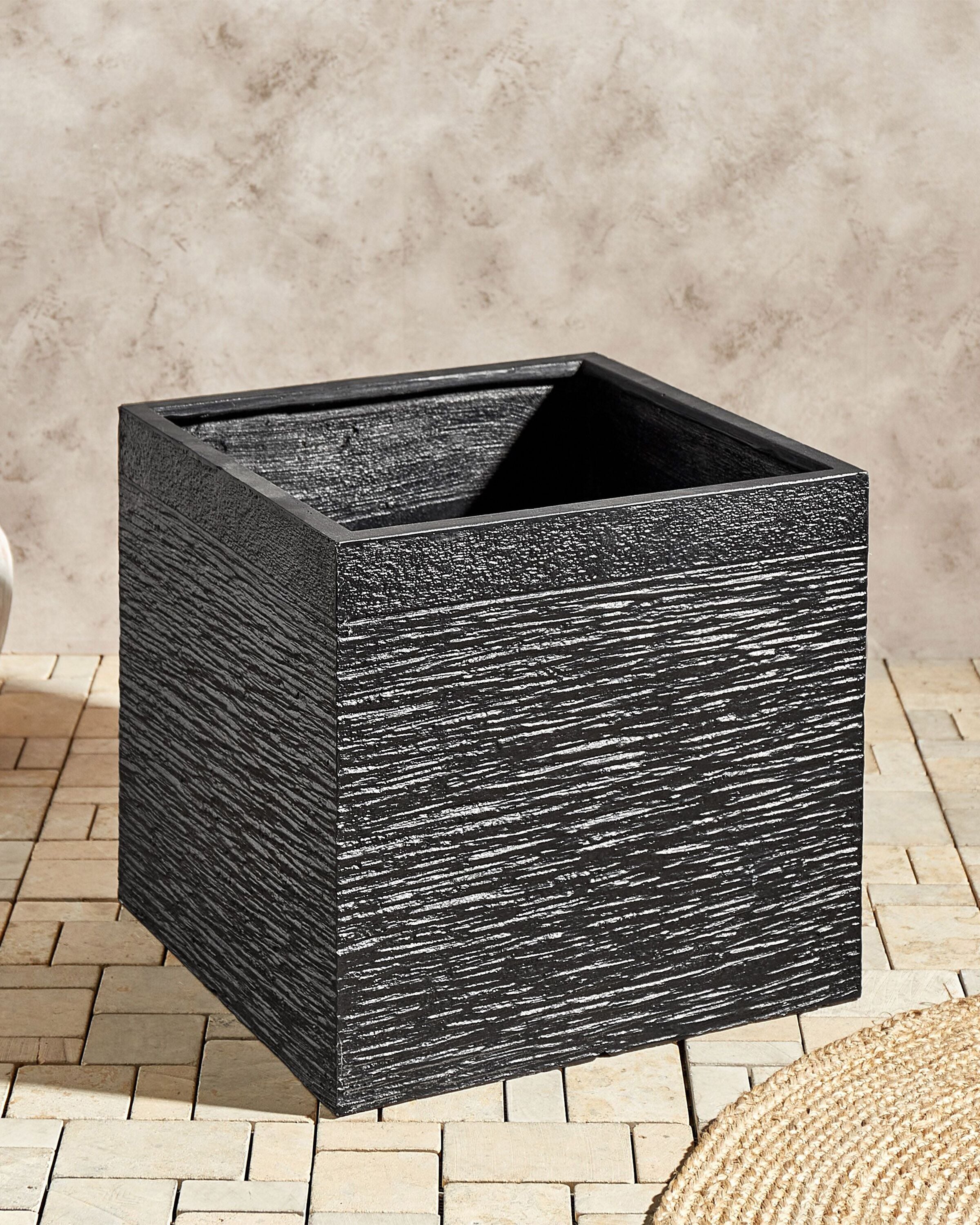 Kukkaruukku PAROS 50 cm Musta