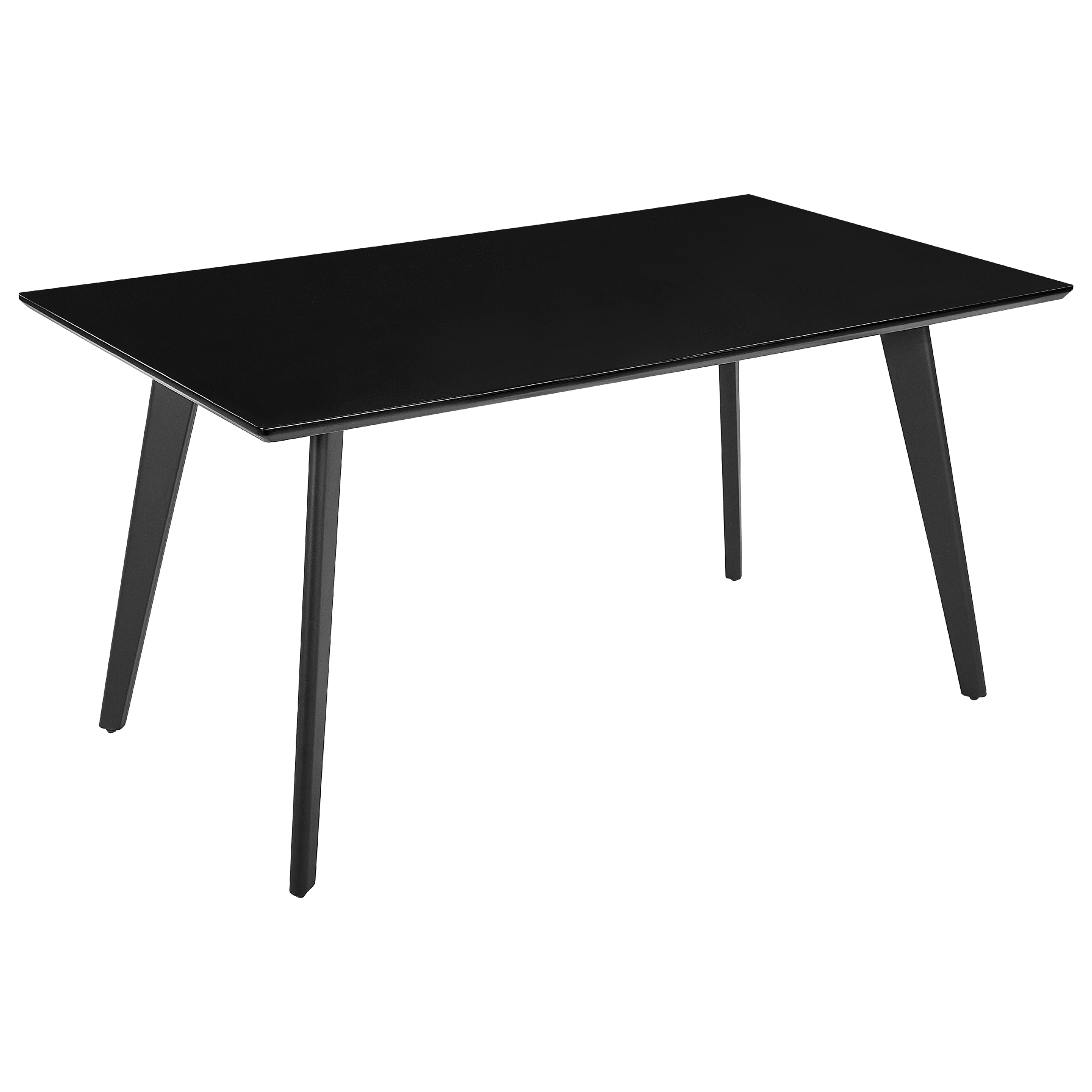 Ruokapöytä DORCAS Musta 150 cm 90 cm