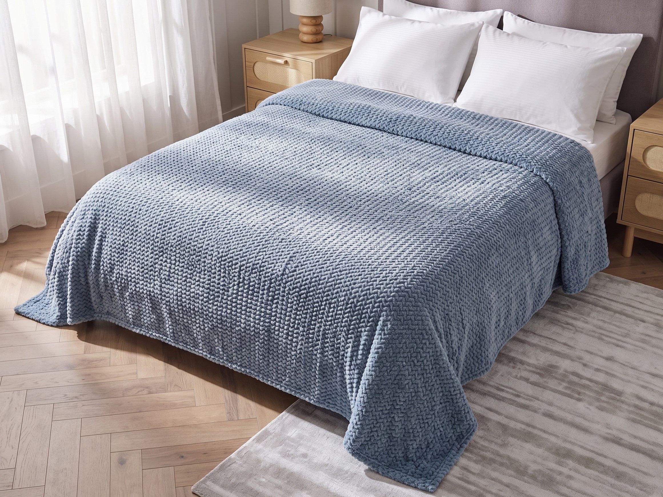 Torkkupeitto BJAS 200 x 220 cm Sininen