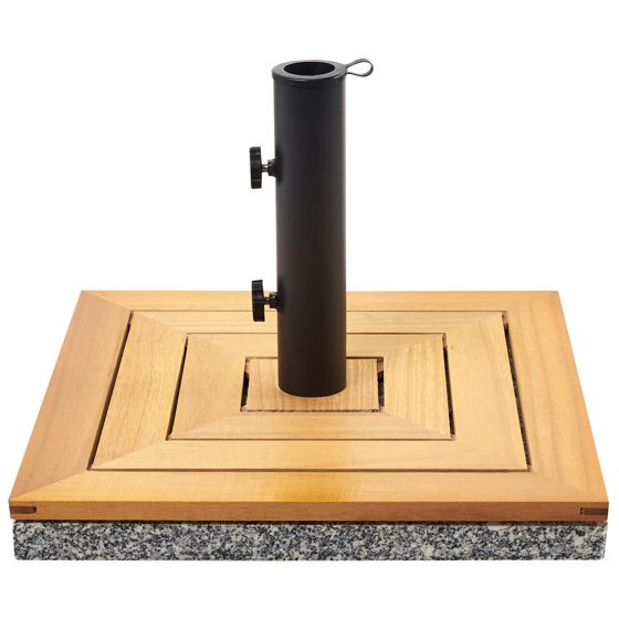 Aurinkovarjon jalka CECCANO Ruskea Neliö 21 kg