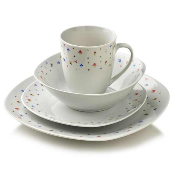 Astiasto posliini Affekdesign LEA MINI 25,5 cm violetti 16 osaa