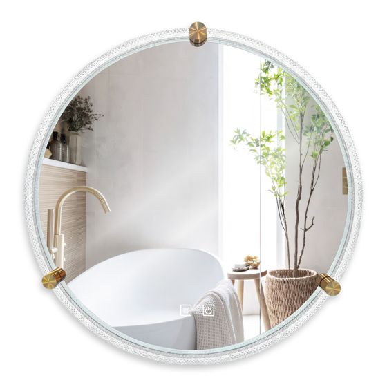 REA LED-seinäpeili HOM-06911 70 läpinäkyvä, 70x70x5cm