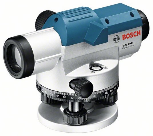 Bosch GOL 20 D Professional ‑ Optinen Vaaituskoje + BT 160 jalusta + GR 500 latta