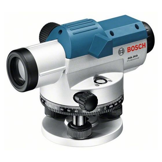 Bosch GOL 20 D Professional ‑ Optinen Vaaituskoje + BT 160 jalusta + GR 500 latta
