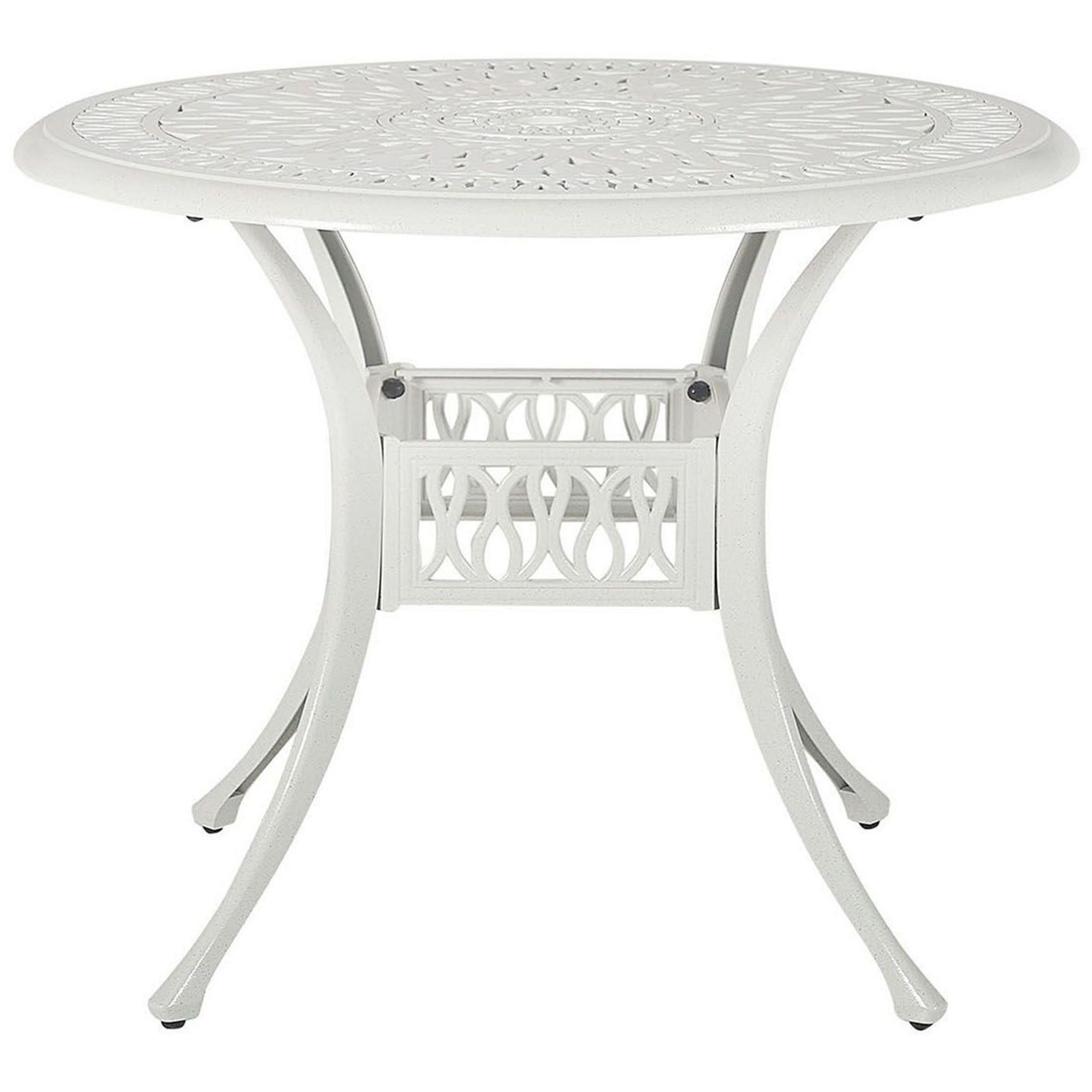 Bistropöytä ANCONA 90 cm 90 cm Metalli Luonnonvalkoinen
