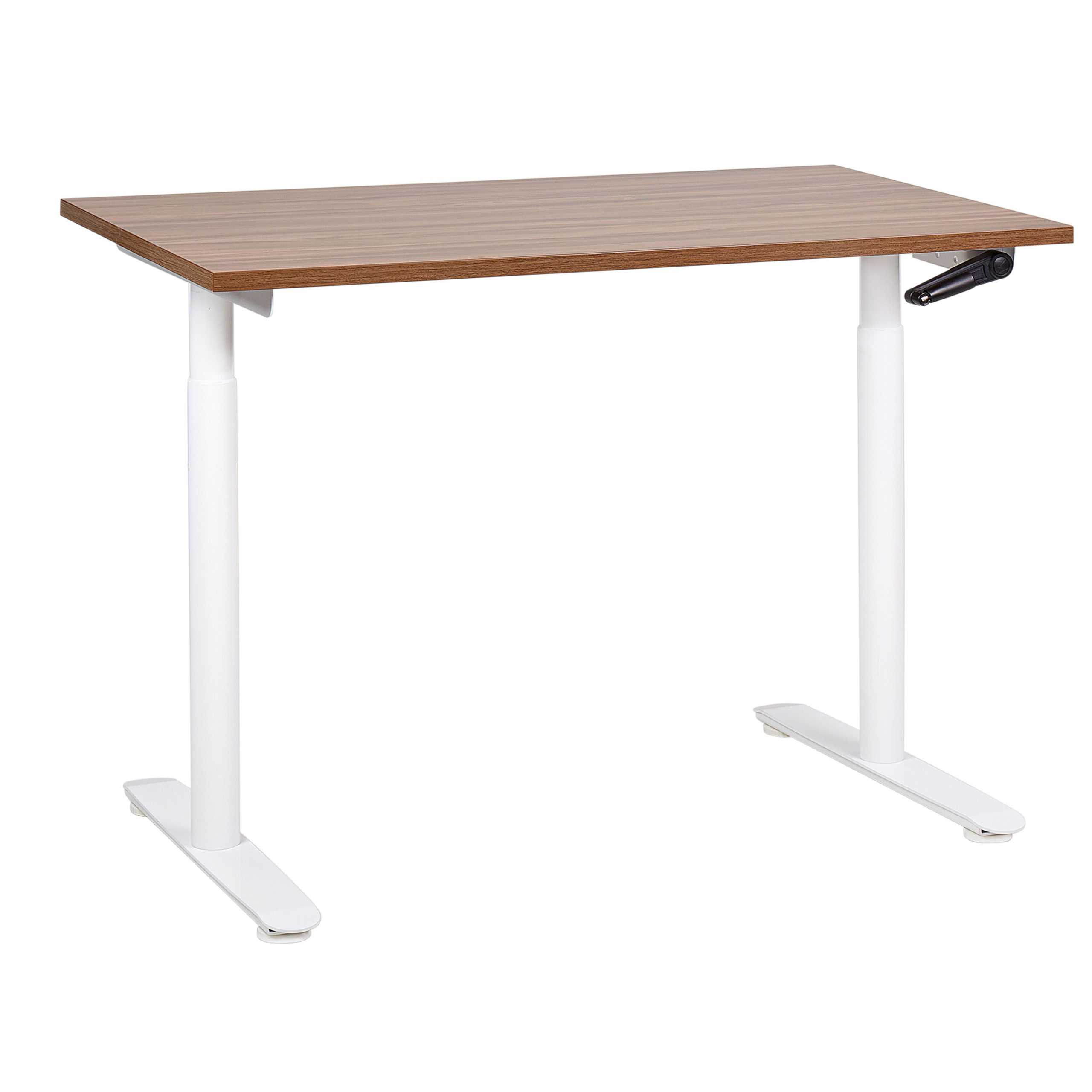 Työpöytä säädettävä DESTINAS 120 cm 72 cm Ruskea/valkoinen