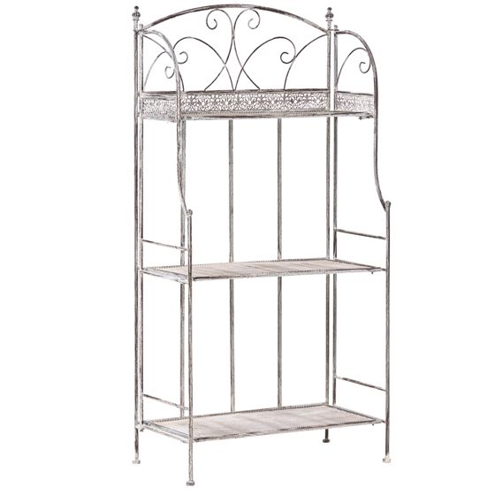 Hyllykkö VILLADOSE 60 cm 117 cm Metalli Harmaa