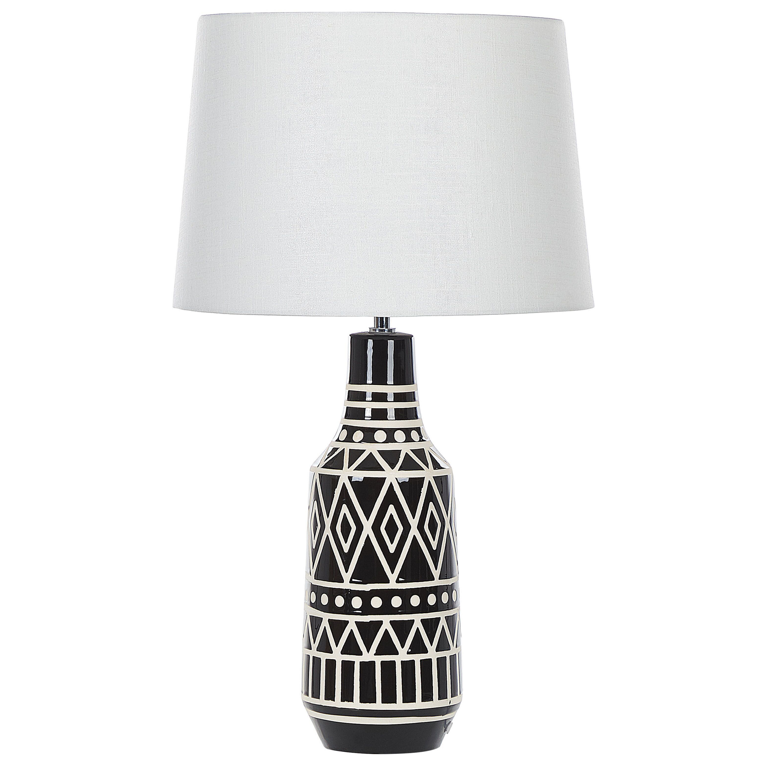 Pöytävalaisin SHEBELLE keramiikka Musta