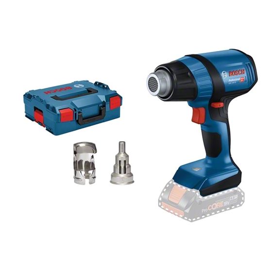 Bosch GHG 18V-50 Professional -Akkukuumailmapistooli Runko + L-BOXX