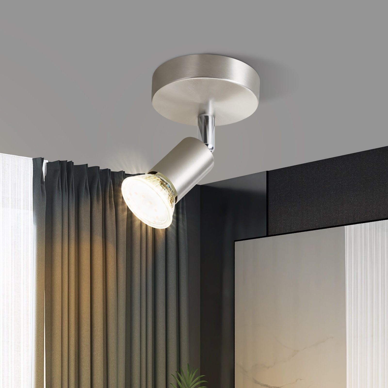 ZMH Spot GU10 Moderni muotoilu Ruostumaton teräs Max40W 330° kääntyvä