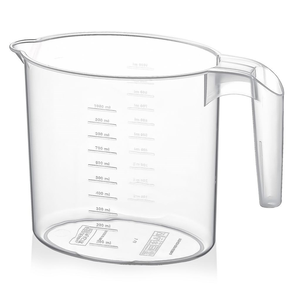 Muovikannu mittakupilla 1 l