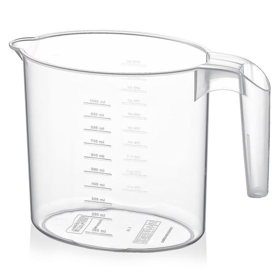 Muovikannu mittakupilla 1 l