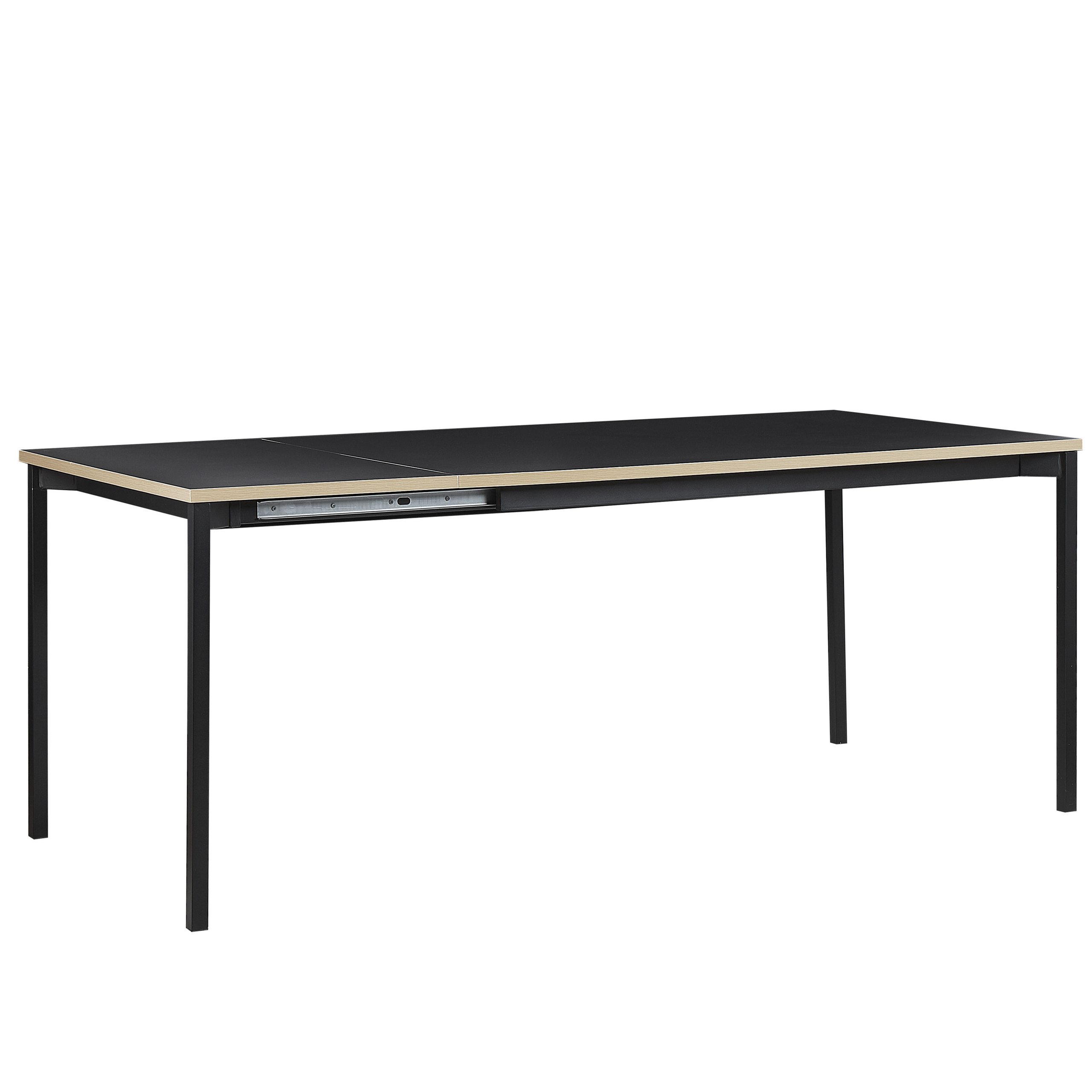 Jatkettava ruokapöytä AVIS Musta 140/190 cm 90 cm