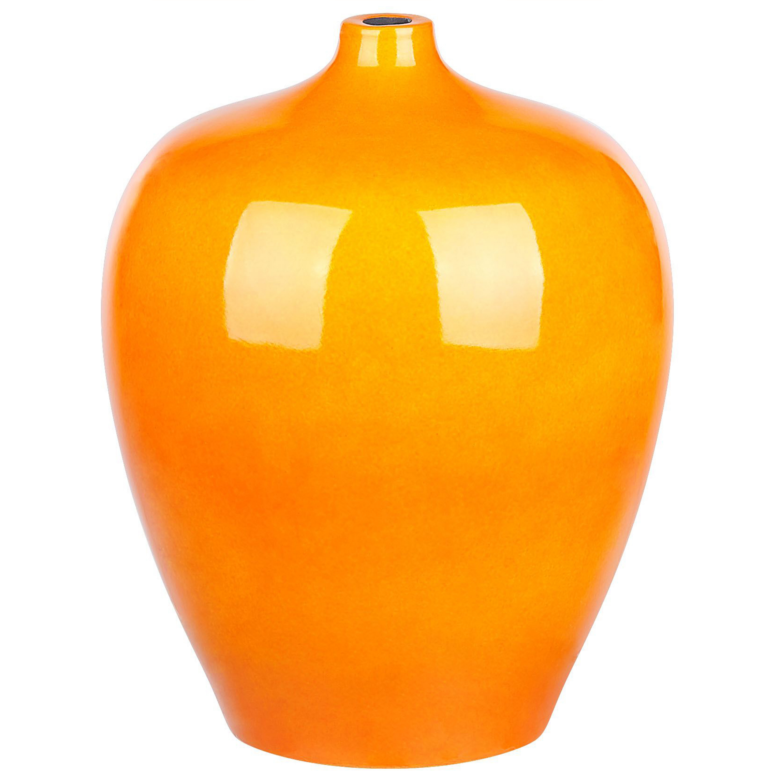Kukkamaljakko TERRASA 37 cm Keramiikka Oranssi
