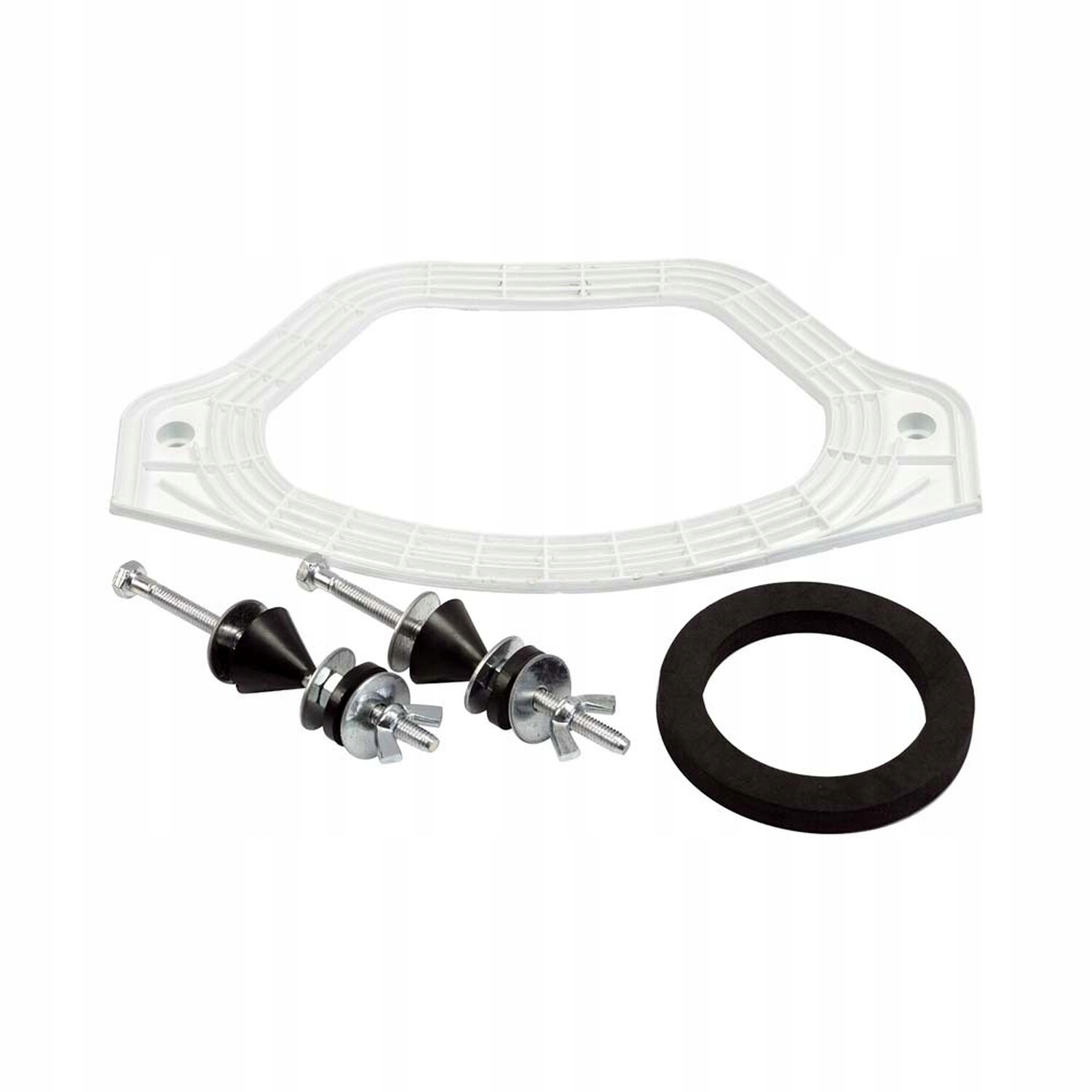 Korjaussarja kompaktille wc:lle puolisuunnikkaan muotoisella tiivisteellä