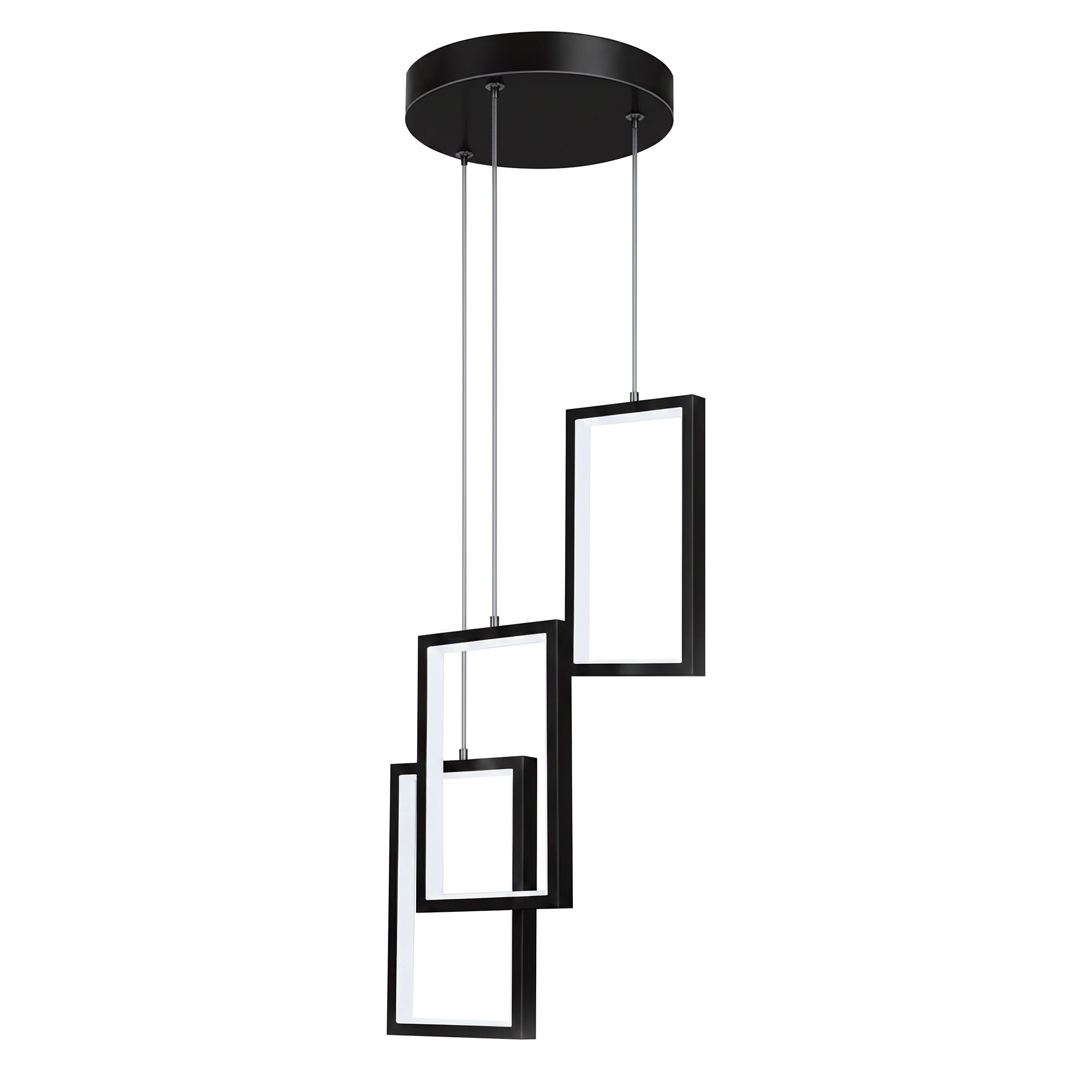 TOOLIGHT riippuvalaisin LHJ087-3CP valkoinen, musta, 20X20X20CM