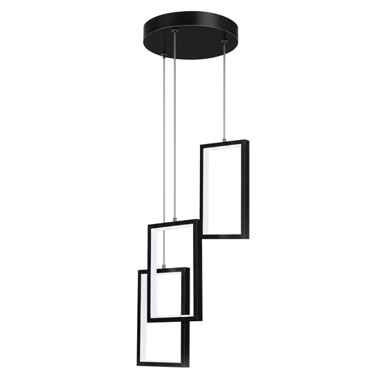 TOOLIGHT riippuvalaisin LHJ087-3CP valkoinen, musta, 20X20X20CM