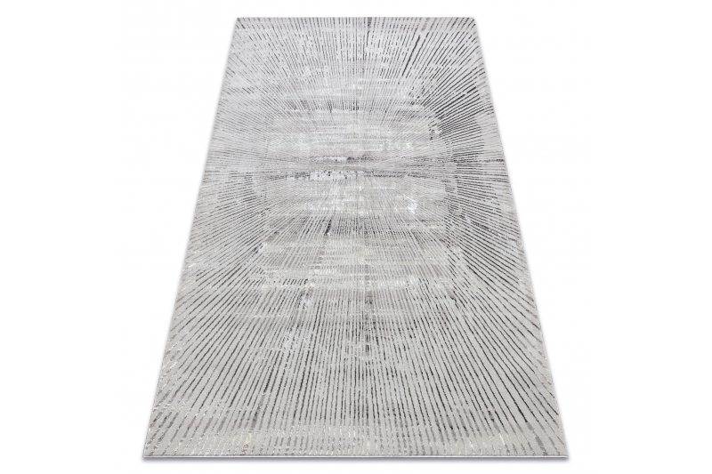 BLISS Z206AZ256 matto vaaleanharmaa / harmaa - Linjat, moderni, rakenteellinen 180x270 cm