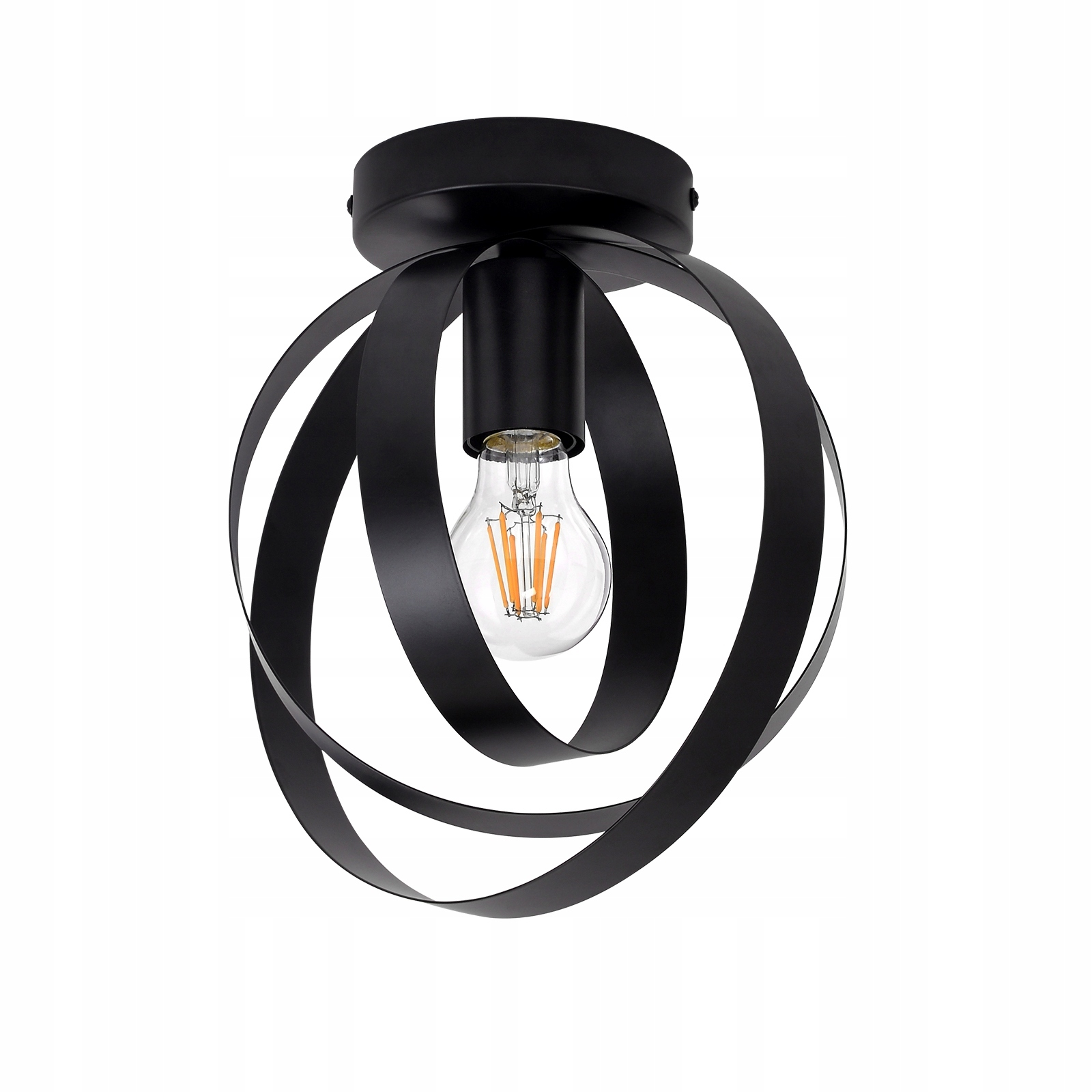 NETTLIFEKattovalaisin E27, teollinen metalli, musta Käytäväkeittiön, lamppu retro, ruokapöytä vintage, lampunvarjostin sisätilat, olohuone makuuhuone