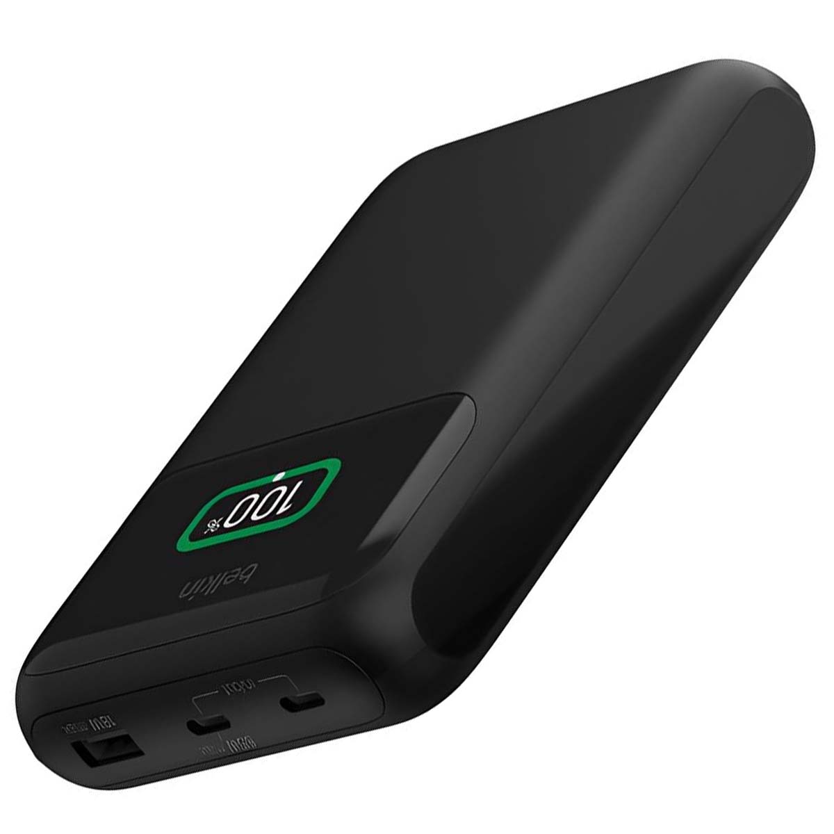 Akku varavirtalähde 20000mAh 65W USB-C digitaalinäytöllä