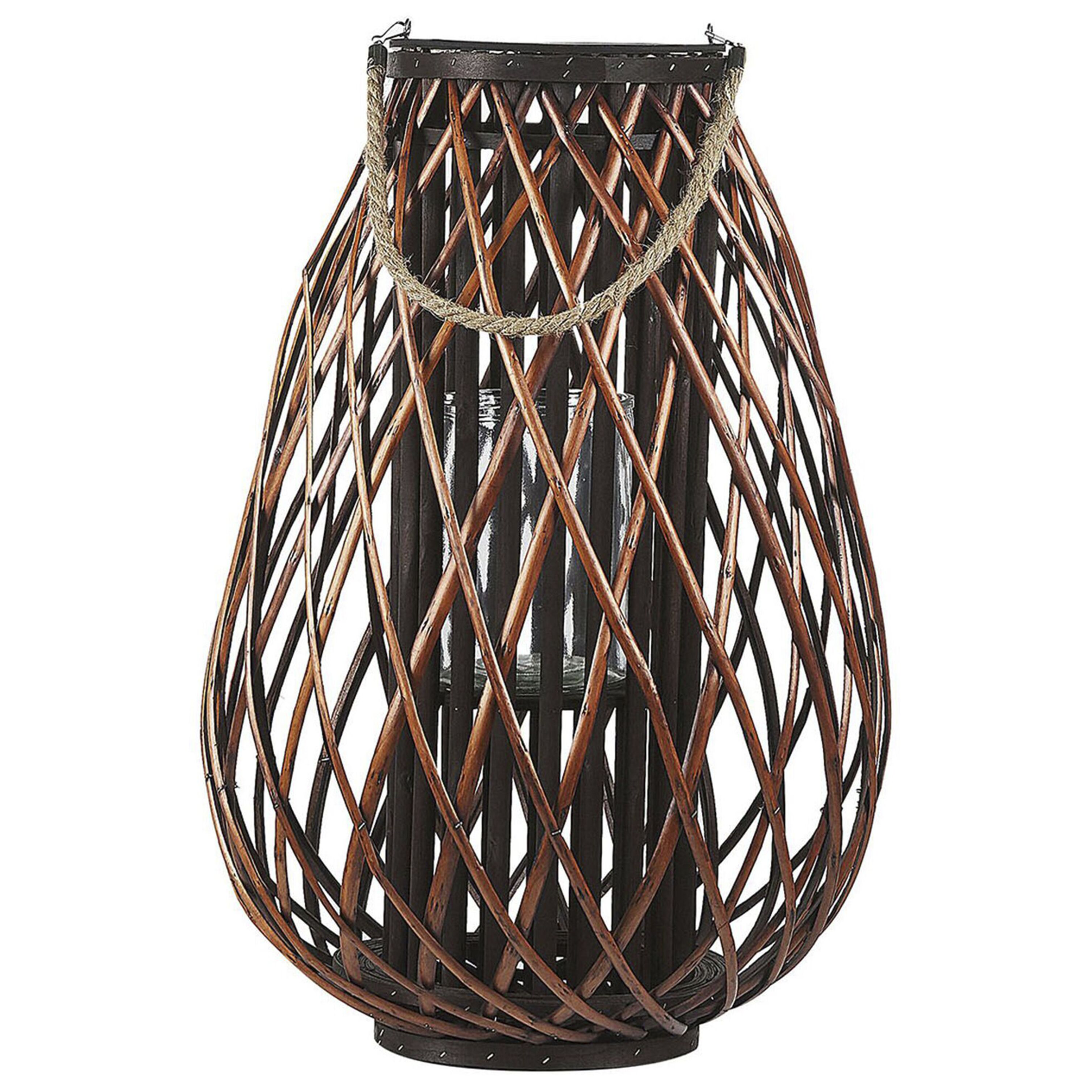 Lyhty KIUSIU 60 cm Paju Ruskea