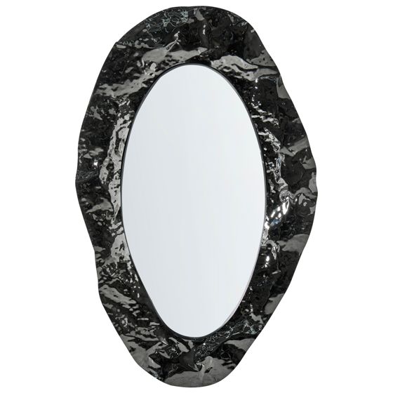 Seinäpeili LOGNES 56 cm 95 cm Musta